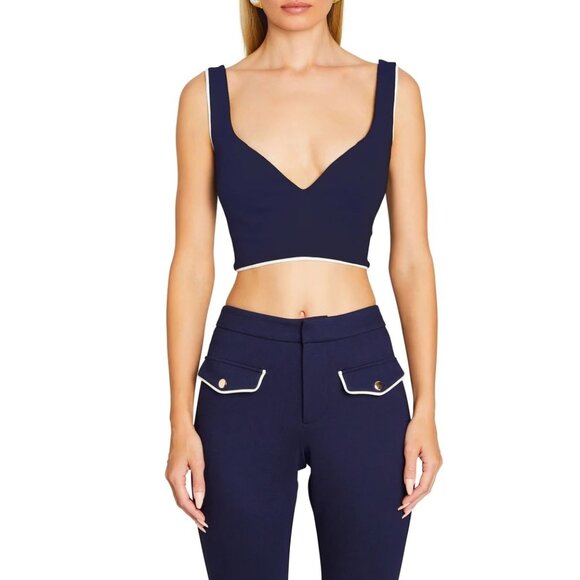 SER.O.YA Basil Capri Pant in Navy - Picture 4 of 9